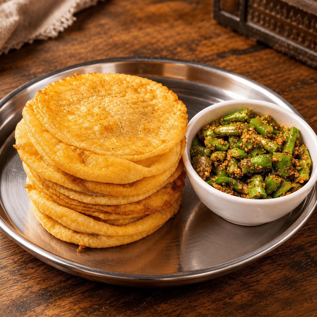 1 KG Desi Ghee Malpua + 100g Mirchi Tipore (FREE)